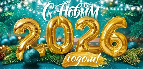 С Новым 2026 годом и Рождеством!