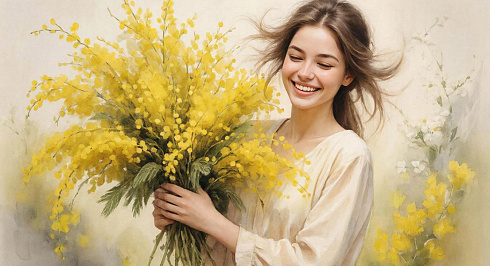 Поздравляем вас с Международным женским днём — 8 Марта!