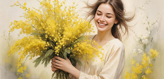 Поздравляем вас с Международным женским днём — 8 Марта!